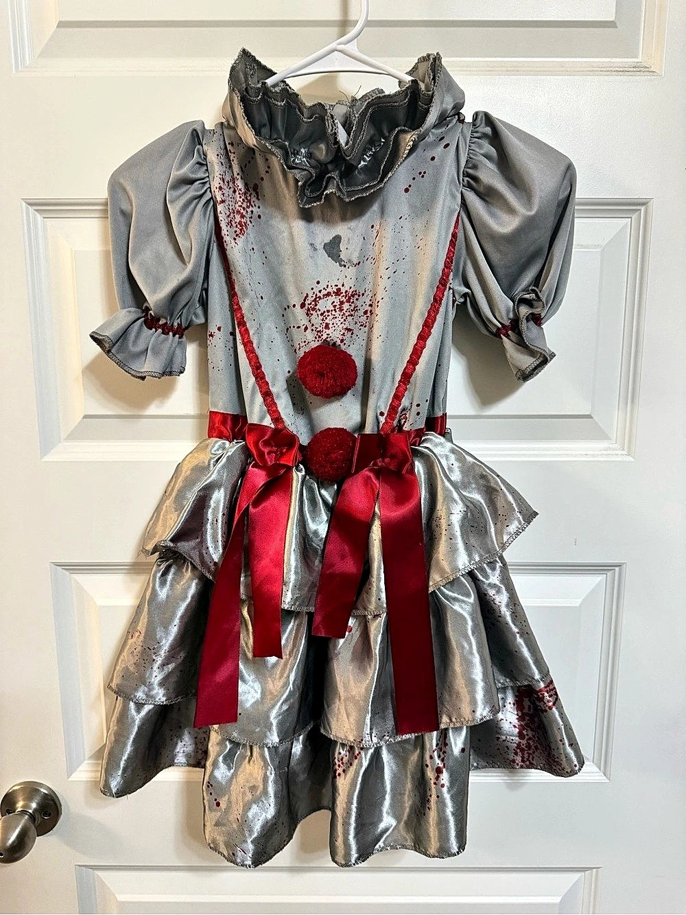 Spooktacular Creations Pennywise the Clown Dress Kids Size Large Halloween